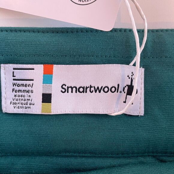 Smartwool Smartloft Merino Wool Pull On Quilted Skirt Emerald Green Women L NWT - Picture 4 of 12
